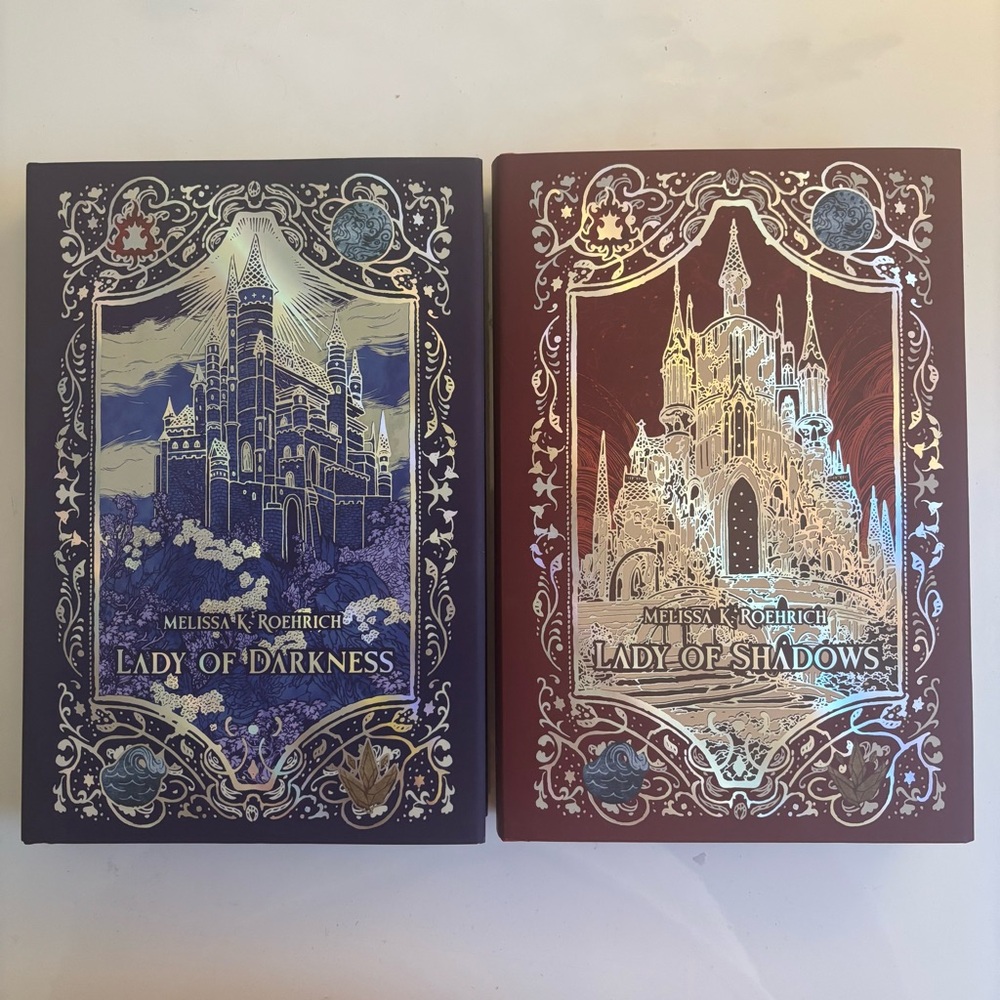 Arcane Lady of Darkness and Lady of Shadows Books by Melissa K Roehrich